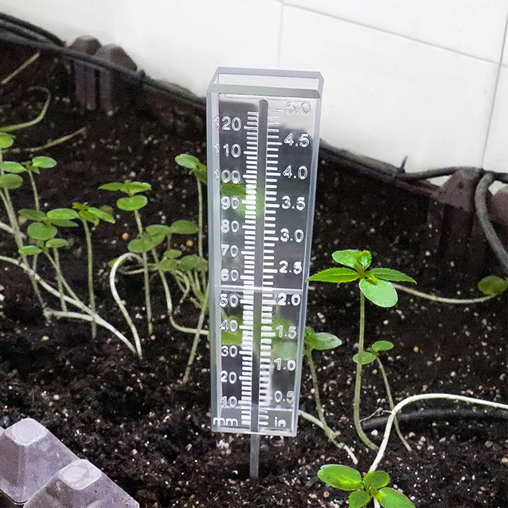 Gardening Yard Tools - 6Pcs Rain Gauge Plastic Outdoor Decorative
