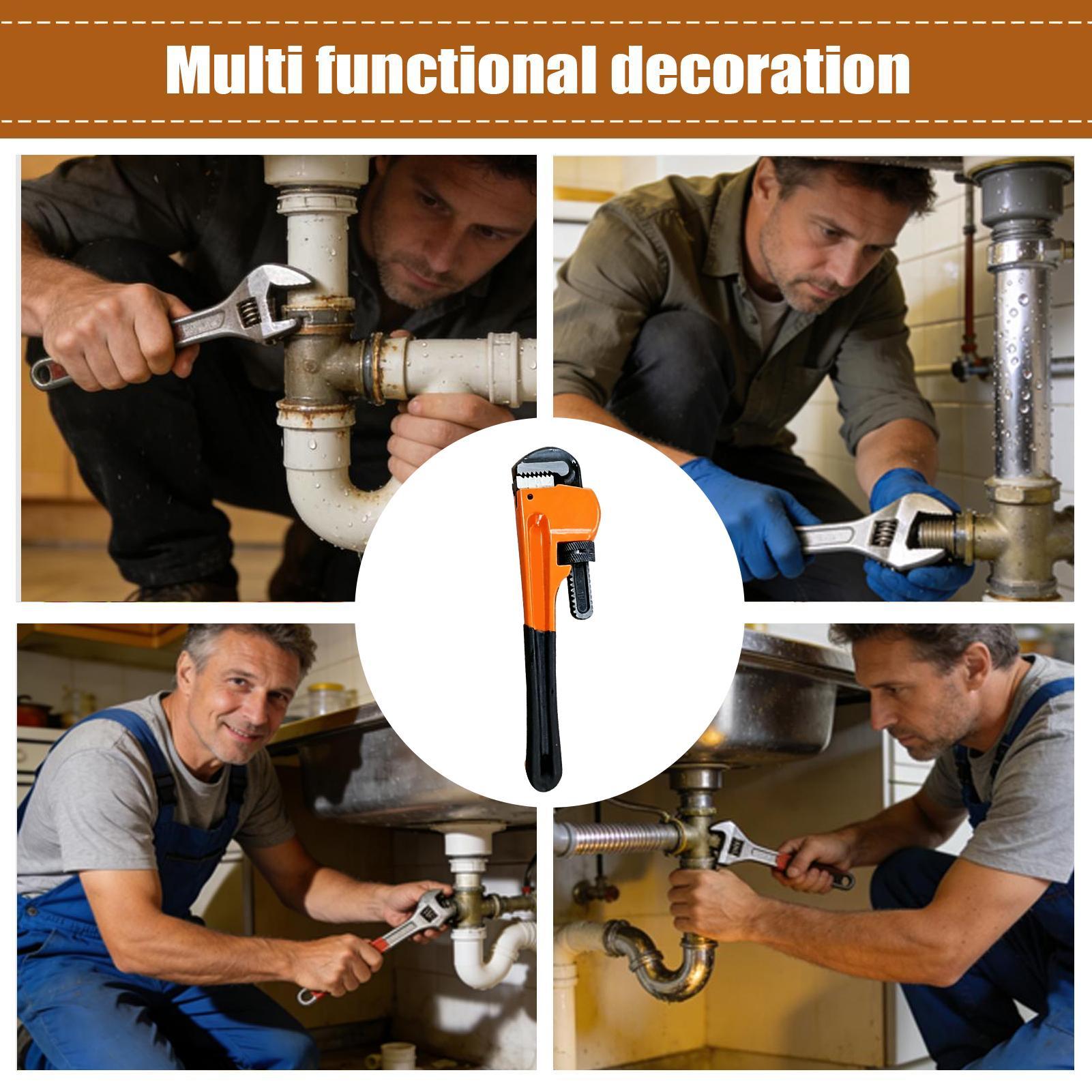 Gardening Tools Of - Pipe Wrenches Plumbing Heavy Duty Adjustable