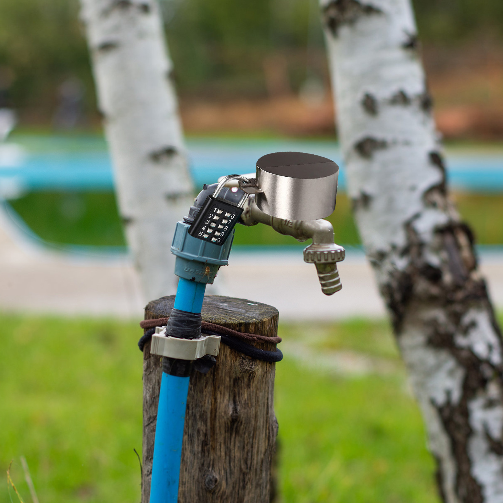 Faucet Combination Lock Outdoo - đánh giá và giá Gardening Yard Tools