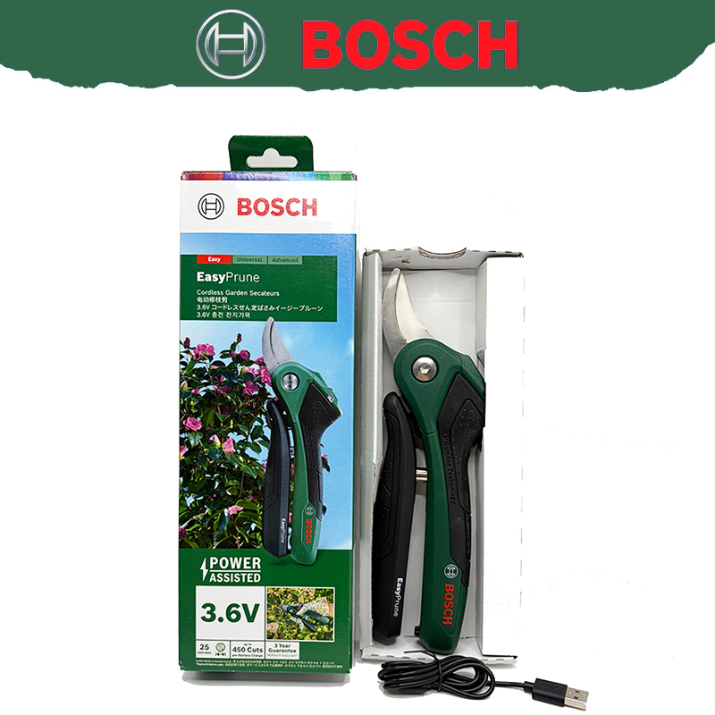 Bosch Wireless electric garden - đánh giá và giá Pruning Shears