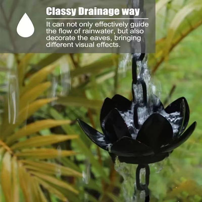 Lotus Rain Chain for Gutter Do - đánh giá và giá Gardening Tools Basic