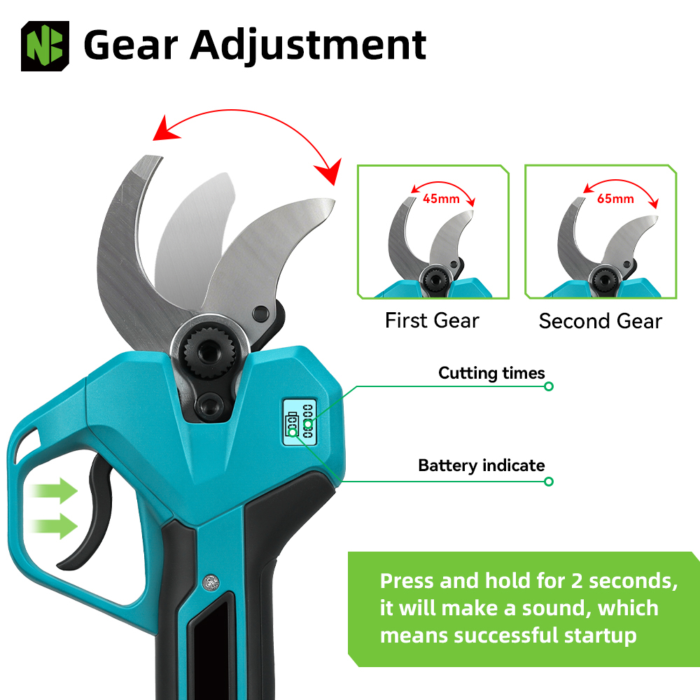 NEWBENY 65MM Cordless Electric - đánh giá và giá Pruning Shears