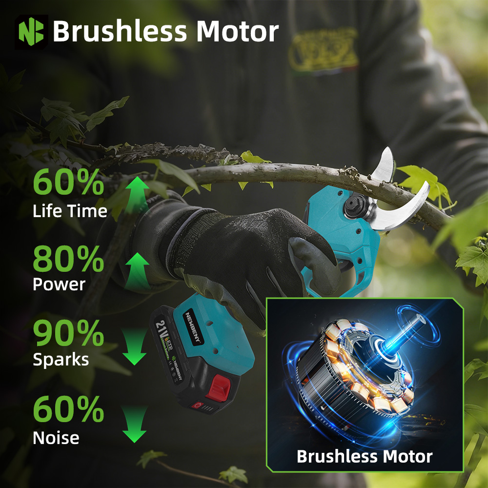 NEWBENY 65MM Cordless Electric - đánh giá và giá Pruning Shears