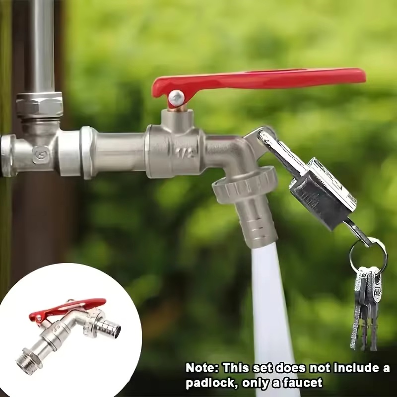 1Pc 1/2 Inch Zinc Alloy Faucet - đánh giá và giá Gardening Yard Tools