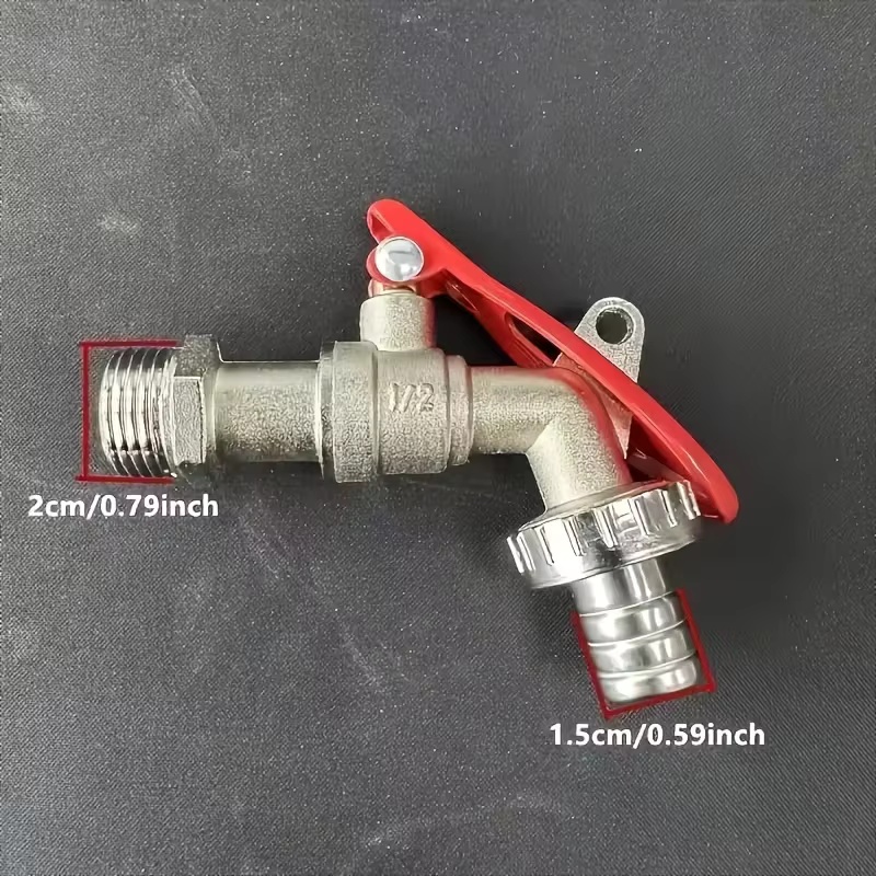 1Pc 1/2 Inch Zinc Alloy Faucet - đánh giá và giá Gardening Yard Tools