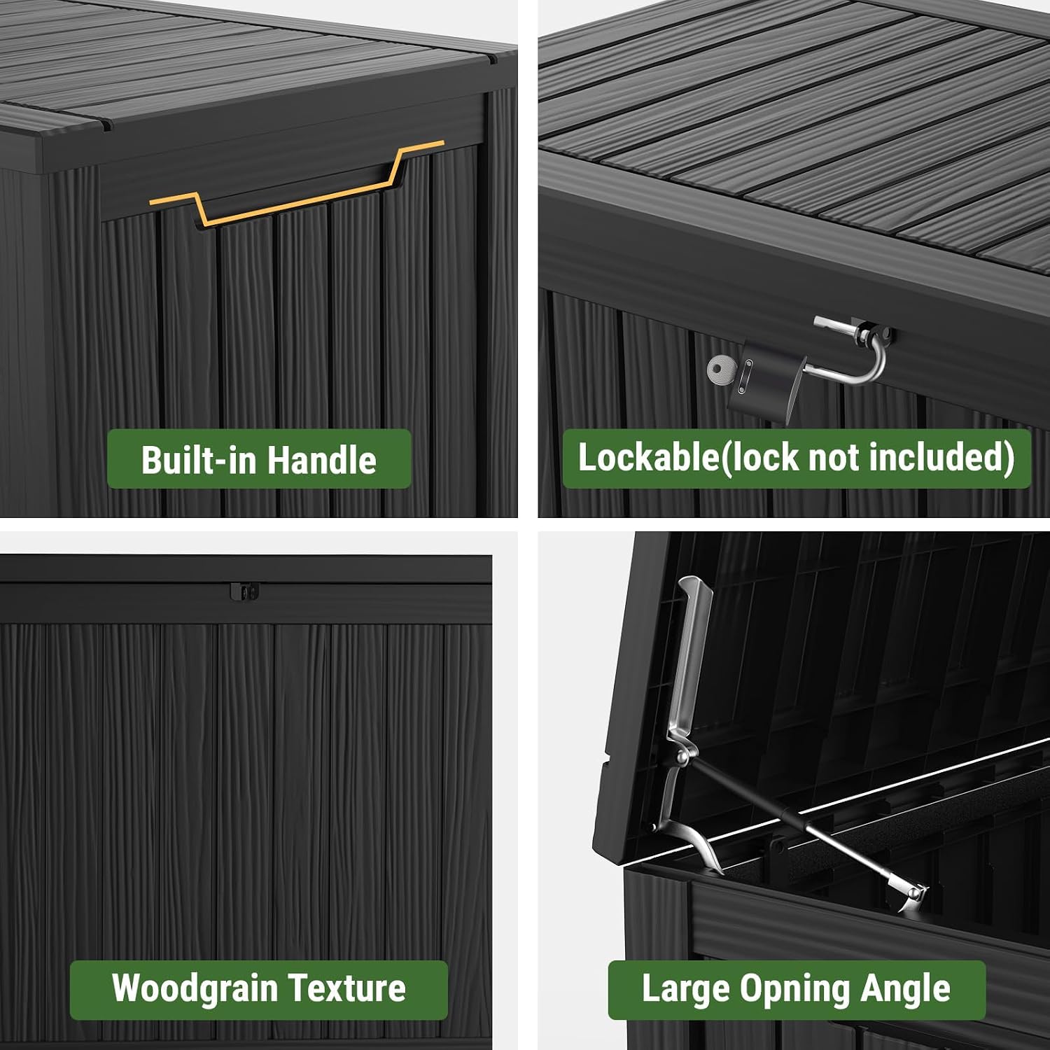 200 Gallon Outdoor Storage Box - đánh giá và giá Gardening Tools Of