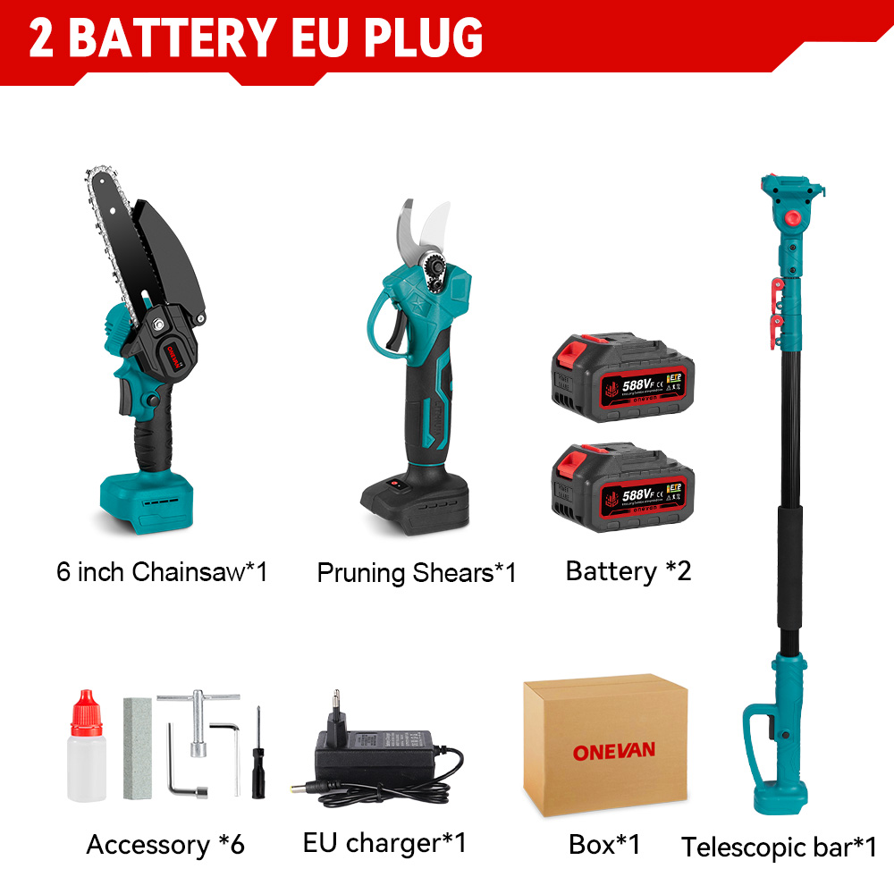 Brushless Electric Long Reach  - đánh giá và giá Pruning Shears