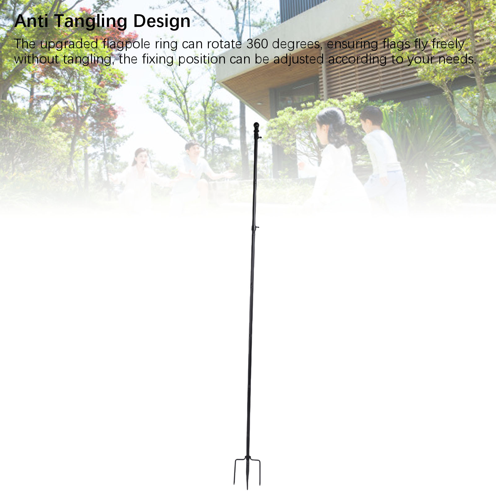 10 FT Ground Garden Flag Pole  - đánh giá và giá Gardening Yard Tools