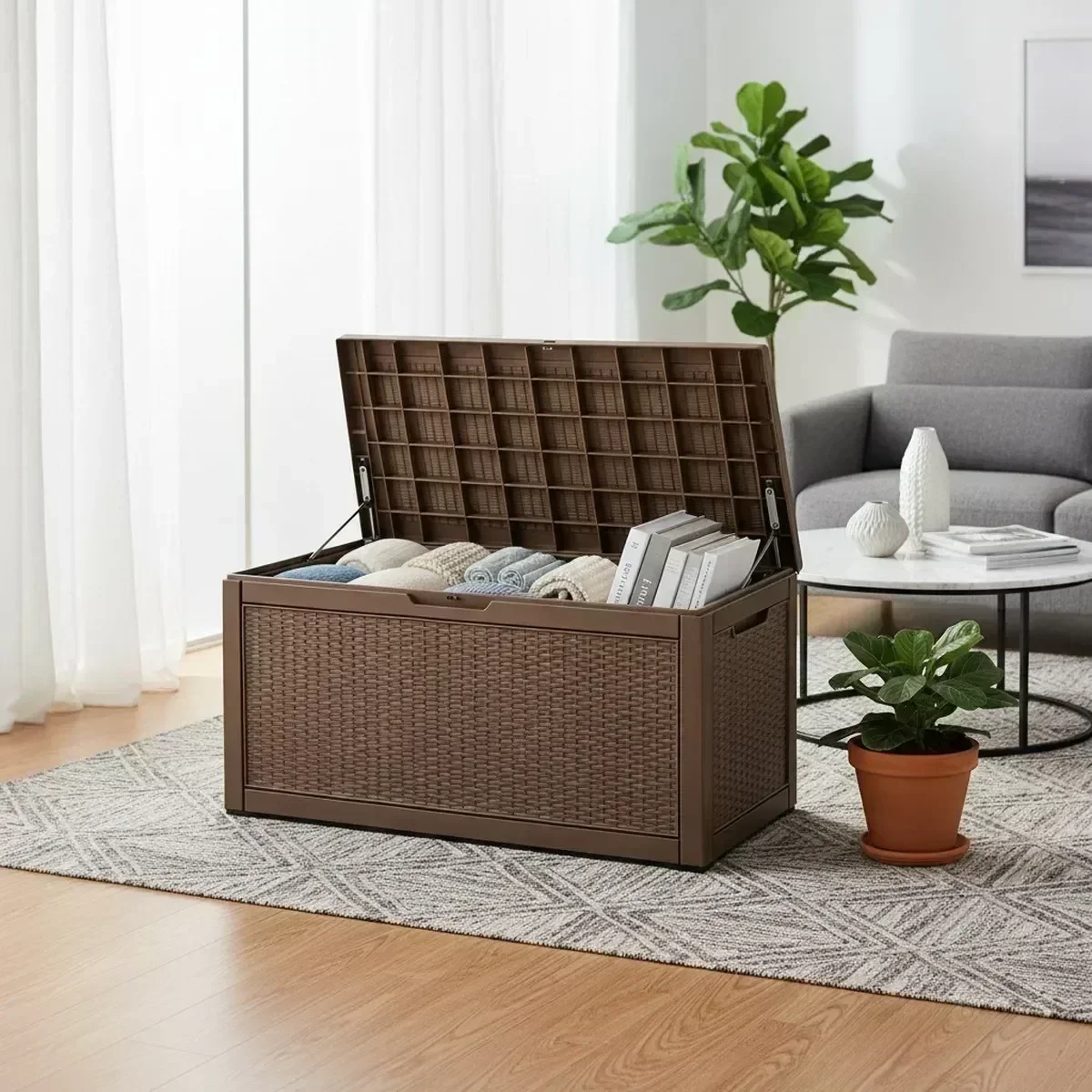 Large Outdoor Storage Bench Wa - đánh giá và giá Gardening Tools Storage
