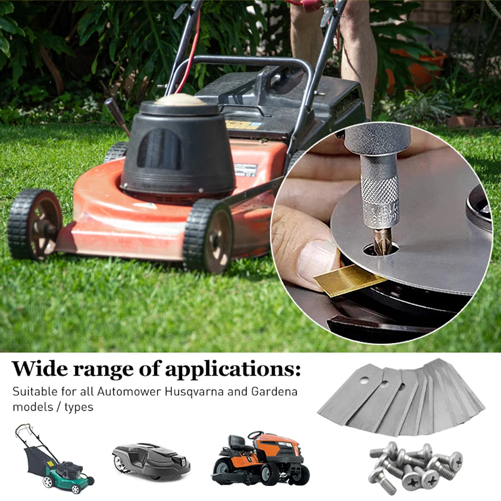 30PCS Lawn Mower Cutting Blade - đánh giá và giá Gardening Tools Basic